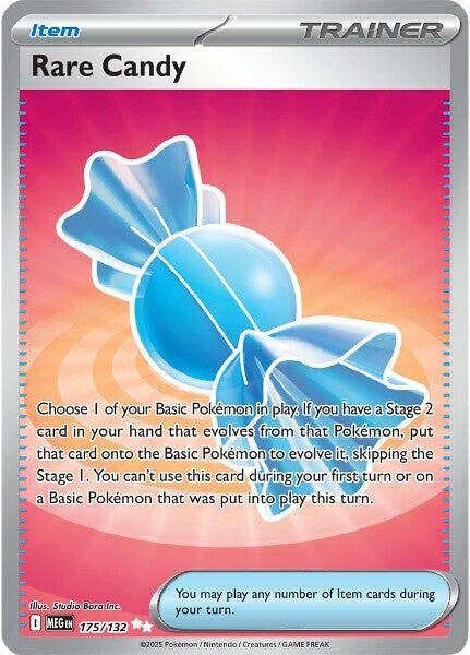 Image for Rare Candy (175/132) (Holofoil) [ME01: Mega Evolution] - Pokemon