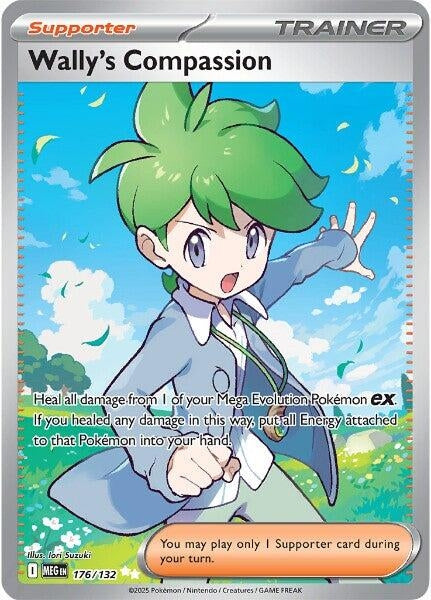 Image for Wally's Compassion (176/132) (Holofoil) [ME01: Mega Evolution] - Pokemon