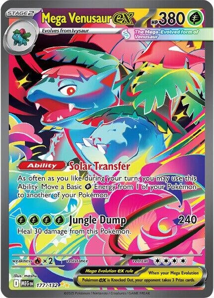 Image for Mega Venusaur ex (177/132) (Holofoil) [ME01: Mega Evolution] - Pokemon