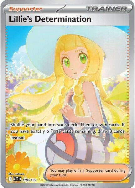Image for Lillie's Determination (184/132) (Holofoil) [ME01: Mega Evolution] - Pokemon