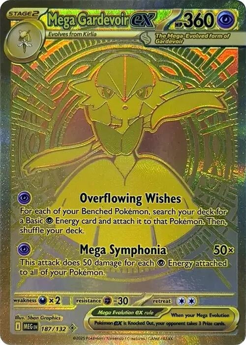 Image for Mega Gardevoir ex (187/132) (Holofoil) [ME01: Mega Evolution] - Pokemon