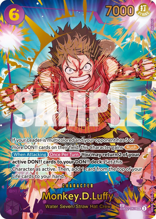 Monkey.D.Luffy - EB02-061 (SP) (EB02-061) (Foil) [Premium Booster -The Best- Vol. 2]