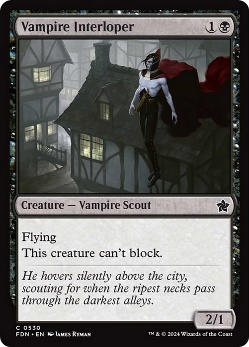 Vampire Interloper [FDN-530] Foil - Foundations