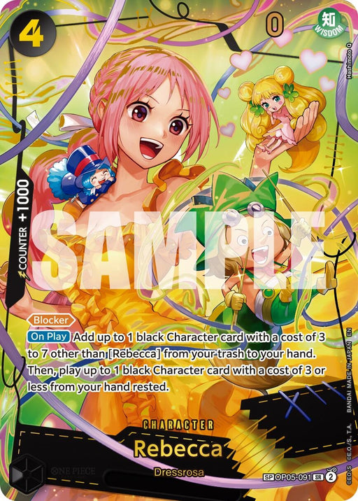 Image for Rebecca (SP) (OP05-091) (Foil) [Premium Booster -The Best- Vol. 2] - One Piece Card Game