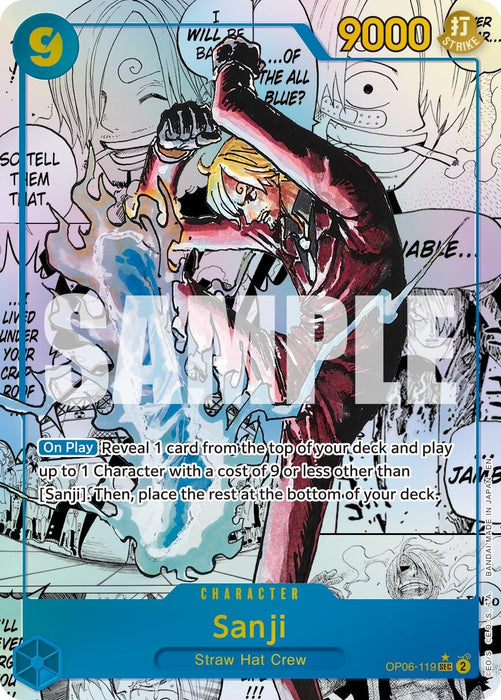 Sanji - OP06-119 (Manga) (OP06-119) (Foil) [Premium Booster -The Best- Vol. 2]