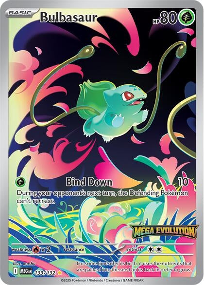 Image for Bulbasaur - 133/132 (Mega Evolution Stamped) (133/132) (Holofoil) [Miscellaneous Cards & Products] - Pokemon