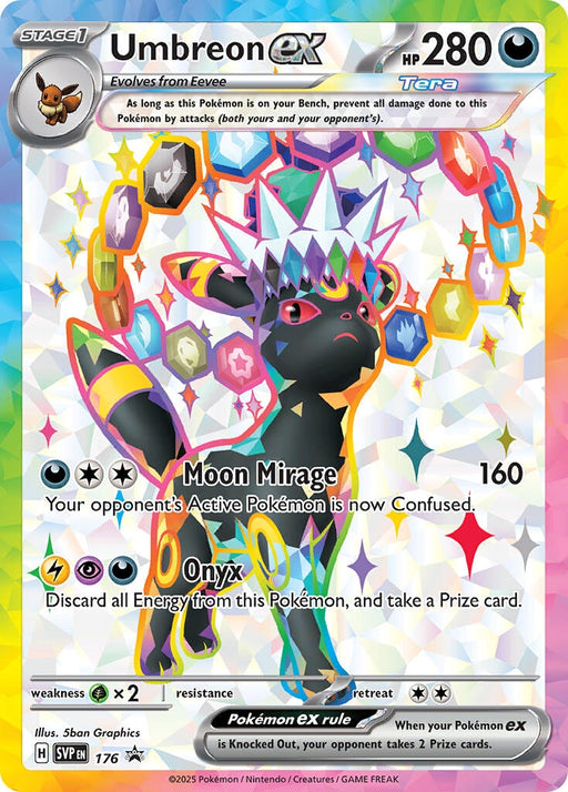 Image for Umbreon ex - 176 (SVP 176) (Holofoil) [SV: Scarlet & Violet Promo Cards] - Pokemon