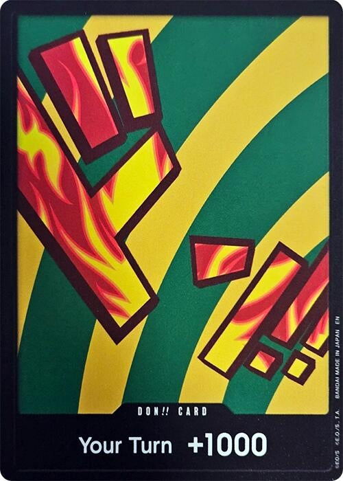 Image for DON!! Card (Hannyabal) (Foil) [Premium Booster -The Best- Vol. 2] - One Piece Card Game