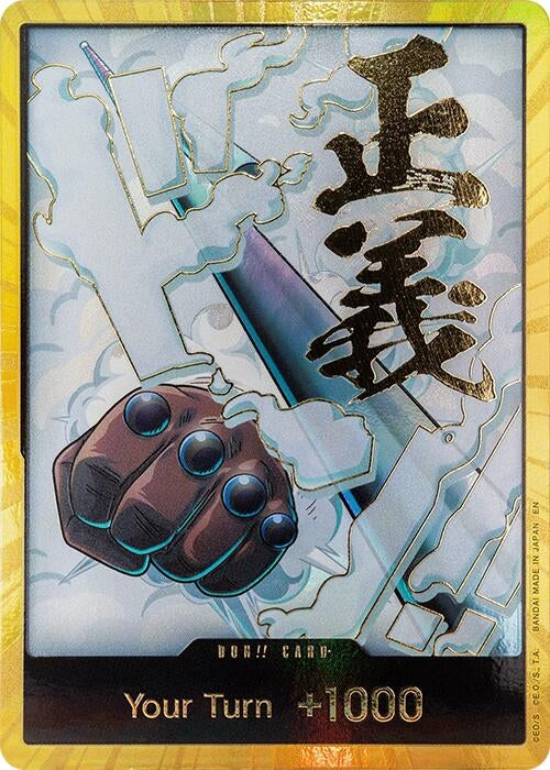 Image for DON!! Card (Smoker) (Gold) (Foil) [Premium Booster -The Best- Vol. 2] - One Piece Card Game