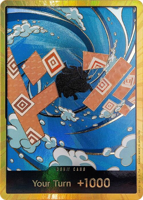 Image for DON!! Card (Jinbe) (Gold) (Foil) [Premium Booster -The Best- Vol. 2] - One Piece Card Game