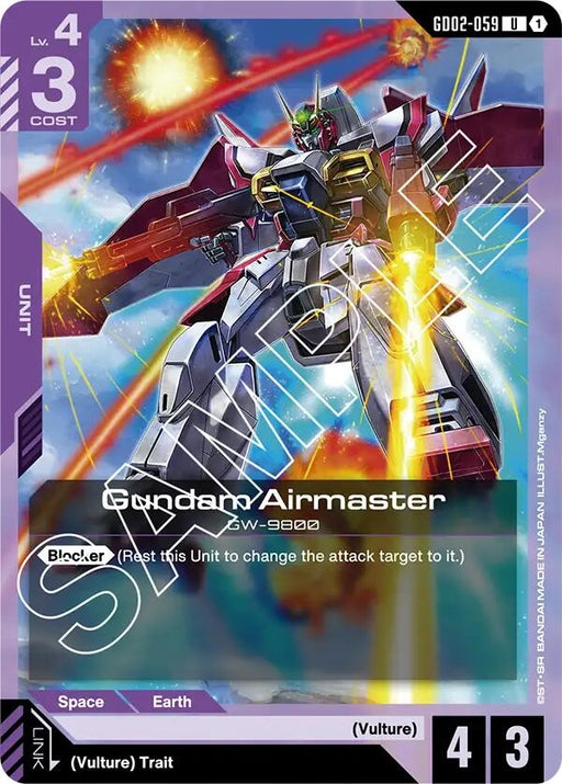 Image for Gundam Airmaster (GD02-059) [Dual Impact] - Gundam Card Game