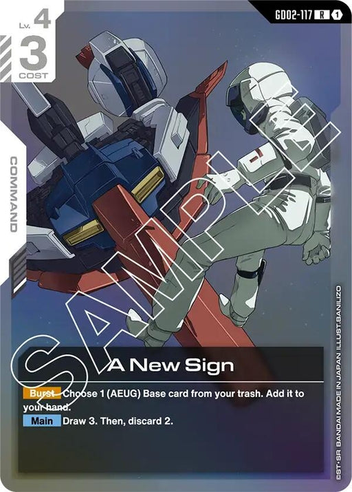 Image for A New Sign (GD02-117) [Dual Impact] (Holofoil) - Gundam Card Game