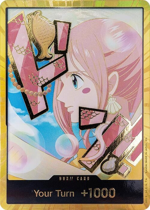 Image for DON!! Card (Shirahoshi) (Gold) (Foil) [Premium Booster -The Best- Vol. 2] - One Piece Card Game