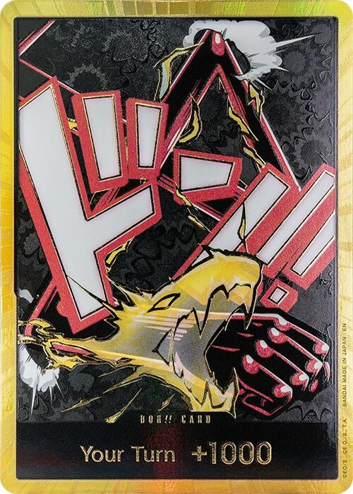 Image for DON!! Card (Gear 4 Luffy) (Gold) (Foil) [Premium Booster -The Best- Vol. 2] - One Piece Card Game