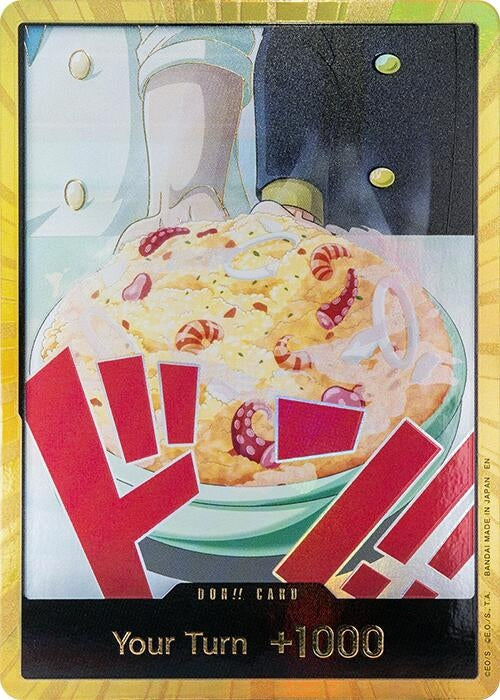 Image for DON!! Card (Sanji) (Gold) (Foil) [Premium Booster -The Best- Vol. 2] - One Piece Card Game