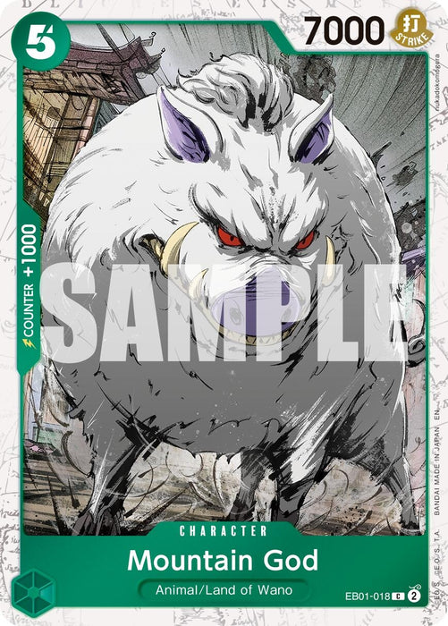 Image for Mountain God (Pirate Foil) (EB01-018) (Foil) [Premium Booster -The Best- Vol. 2] - One Piece Card Game