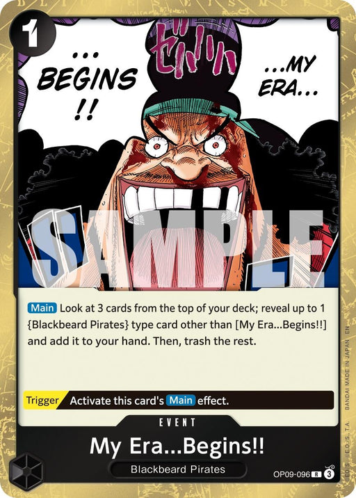 Image for My Era...Begins!! (Reprint) (OP09-096) (Foil) [Premium Booster -The Best- Vol. 2] - One Piece Card Game