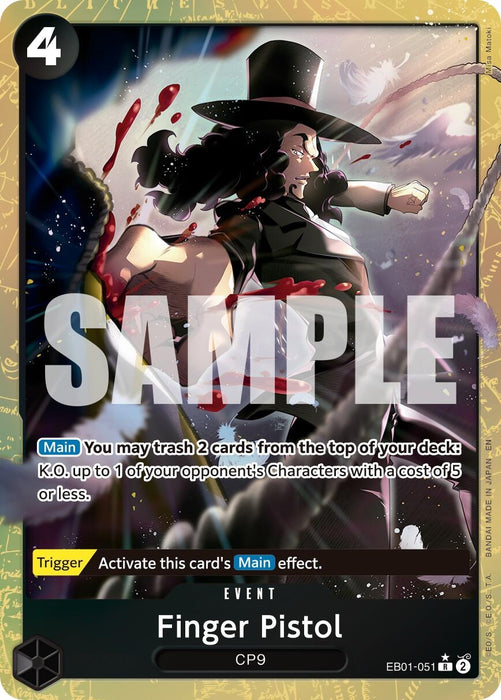 Finger Pistol (Alternate Art) (EB01-051) (Foil) [Premium Booster -The Best- Vol. 2]