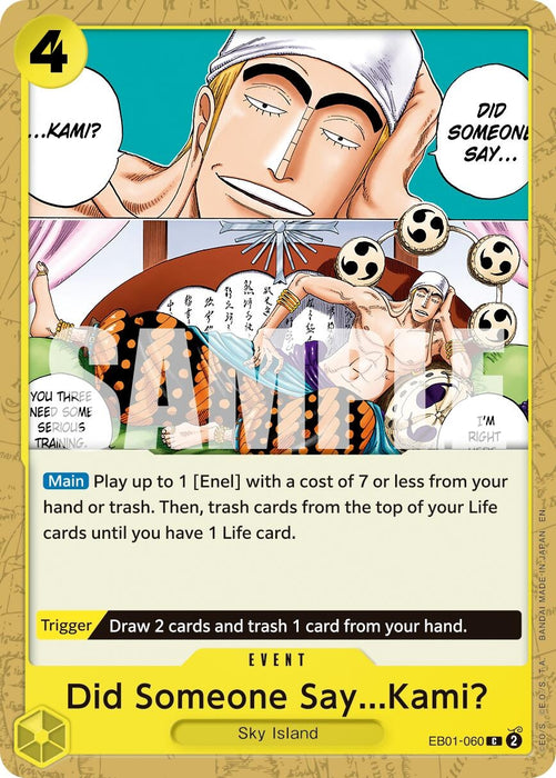 Did Someone Say...Kami? (Reprint) (EB01-060) [Premium Booster -The Best- Vol. 2]