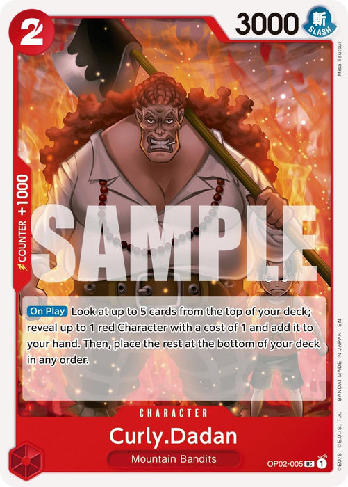 Image for Curly.Dadan (Reprint) (OP02-005) [Premium Booster -The Best- Vol. 2] - One Piece Card Game