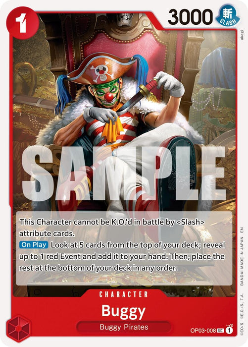 Buggy - OP03-008 (Reprint) (OP03-008) [Premium Booster -The Best- Vol. 2]