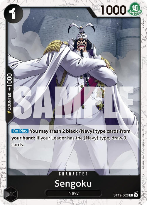 Image for Sengoku - ST19-002 (Pirate Foil) (ST19-002) (Foil) [Premium Booster -The Best- Vol. 2] - One Piece Card Game