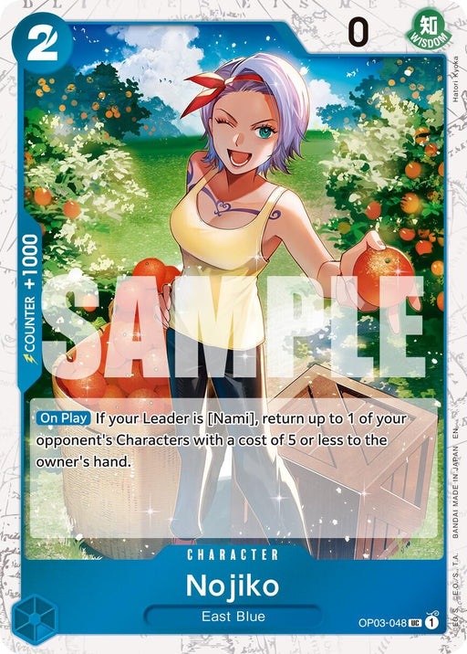 Image for Nojiko (Pirate Foil) (OP03-048) (Foil) [Premium Booster -The Best- Vol. 2] - One Piece Card Game