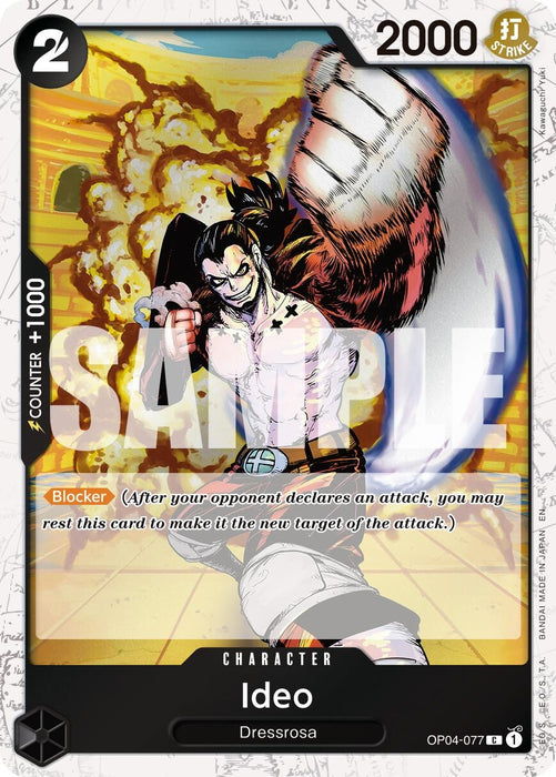 Ideo (Pirate Foil) (OP04-077) (Foil) [Premium Booster -The Best- Vol. 2]