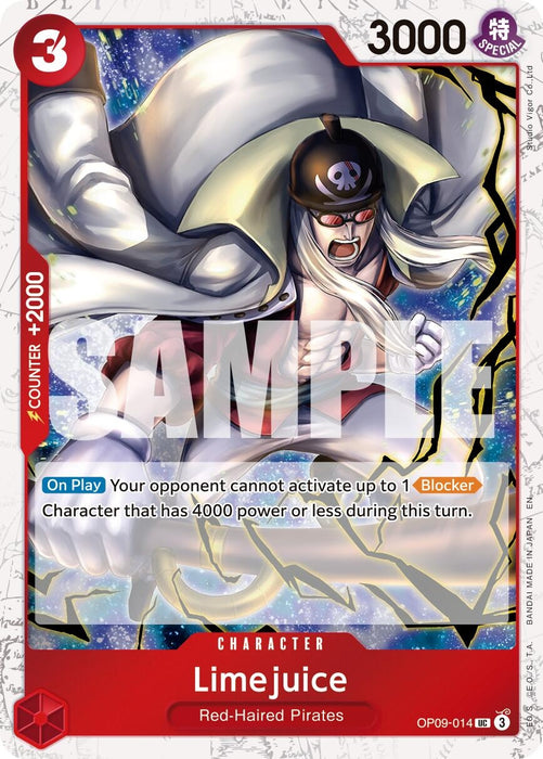 Limejuice (Pirate Foil) (OP09-014) (Foil) [Premium Booster -The Best- Vol. 2]