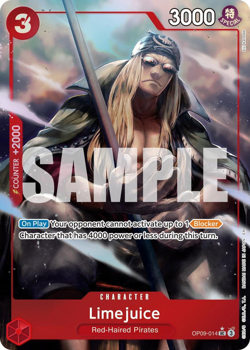 Limejuice (Alternate Art) (OP09-014) (Foil) [Premium Booster -The Best- Vol. 2]