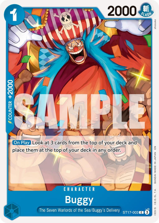 Image for Buggy - ST17-003 (Reprint) (ST17-003) [Premium Booster -The Best- Vol. 2] - One Piece Card Game