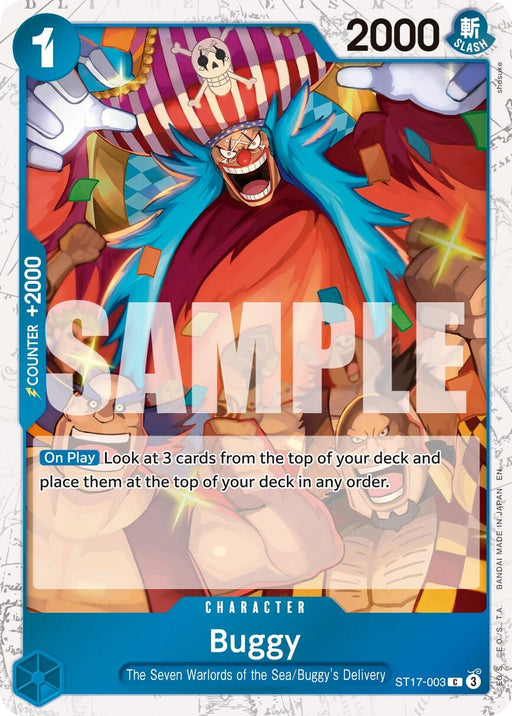 Image for Buggy - ST17-003 (Pirate Foil) (ST17-003) (Foil) [Premium Booster -The Best- Vol. 2] - One Piece Card Game