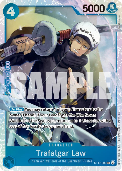 Image for Trafalgar Law - ST17-002 (Reprint) (ST17-002) (Foil) [Premium Booster -The Best- Vol. 2] - One Piece Card Game
