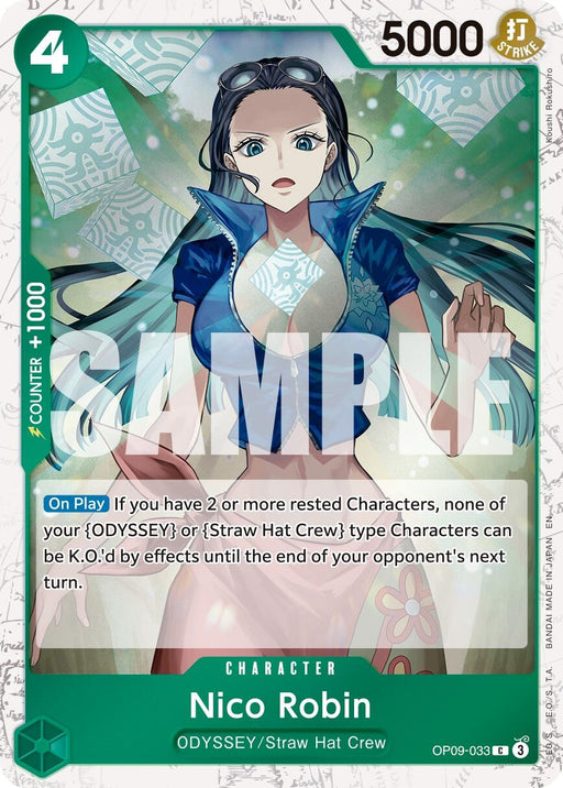 Image for Nico Robin - OP09-033 (Pirate Foil) (OP09-033) (Foil) [Premium Booster -The Best- Vol. 2] - One Piece Card Game