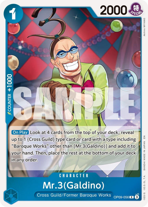 Mr.3(Galdino) - OP09-056 (Reprint) (OP09-056) (Foil) [Premium Booster -The Best- Vol. 2]