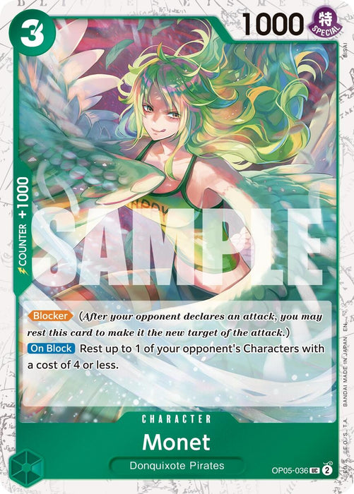 Monet (Pirate Foil) (OP05-036) (Foil) [Premium Booster -The Best- Vol. 2]