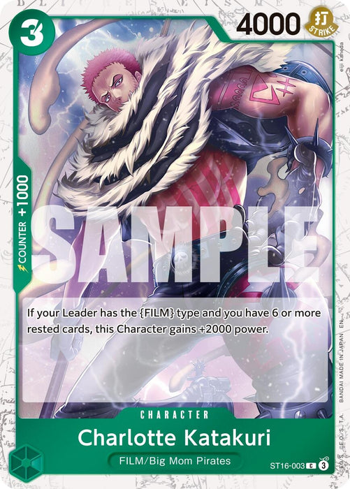 Charlotte Katakuri (Pirate Foil) (ST16-003) (Foil) [Premium Booster -The Best- Vol. 2]