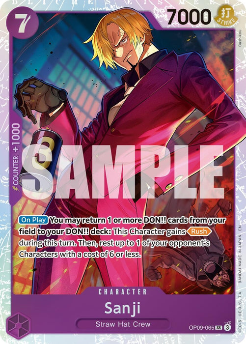 Sanji - OP09-065 (Reprint) (OP09-065) (Foil) [Premium Booster -The Best- Vol. 2]