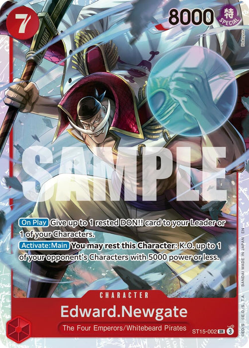 Edward.Newgate - ST15-002 (Reprint) (ST15-002) (Foil) [Premium Booster -The Best- Vol. 2]