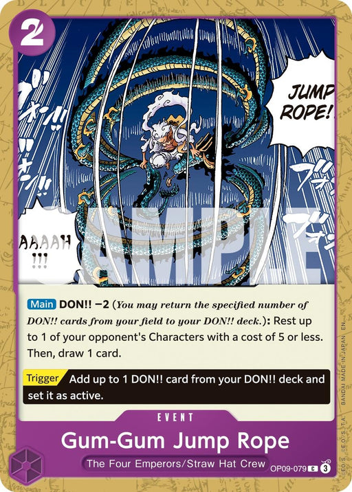 Image for Gum-Gum Jump Rope (Reprint) (OP09-079) [Premium Booster -The Best- Vol. 2] - One Piece Card Game