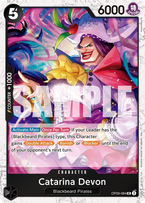 Image for Catarina Devon (Pirate Foil) (OP09-084) (Foil) [Premium Booster -The Best- Vol. 2] - One Piece Card Game