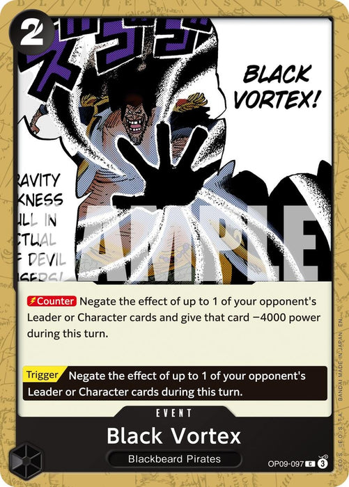 Black Vortex (Reprint) (OP09-097) [Premium Booster -The Best- Vol. 2]