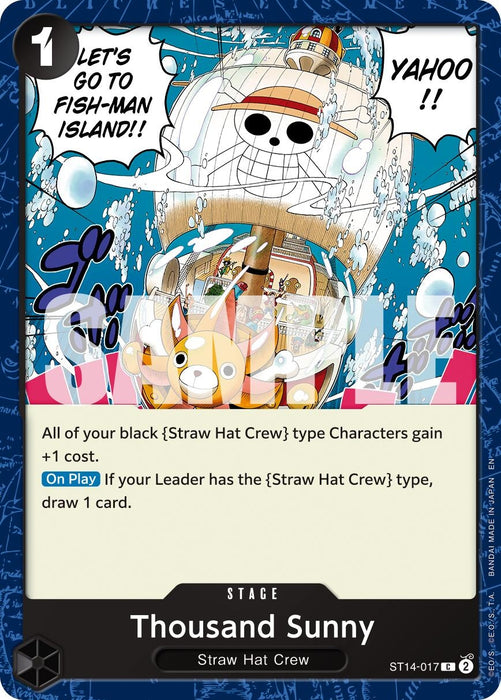 Thousand Sunny (Reprint) (ST14-017) [Premium Booster -The Best- Vol. 2]
