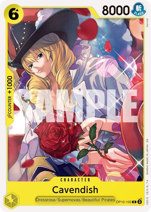 Image for Cavendish - OP10-105 (Reprint) (OP10-105) [Premium Booster -The Best- Vol. 2] - One Piece Card Game