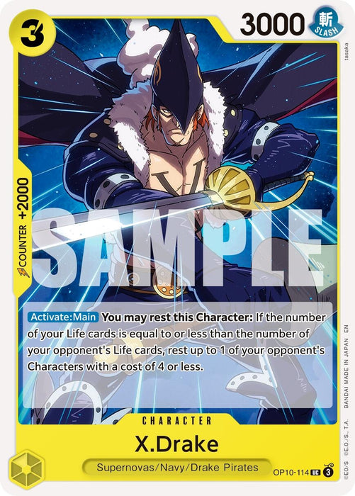 X.Drake (Reprint) (OP10-114) [Premium Booster -The Best- Vol. 2]