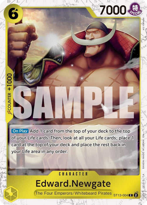 Edward.Newgate - ST13-004 (Pirate Foil) (ST13-004) (Foil) [Premium Booster -The Best- Vol. 2]