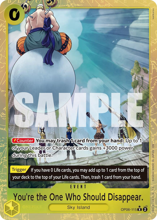 You're the One Who Should Disappear (Alternate Art) (OP06-115) (Foil) [Premium Booster -The Best- Vol. 2]