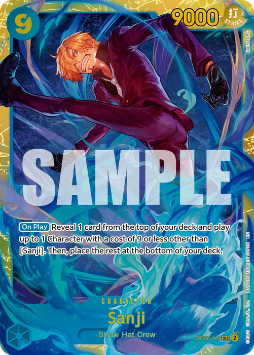 Image for Sanji - OP06-119 (Reprint) (OP06-119) (Foil) [Premium Booster -The Best- Vol. 2] - One Piece Card Game