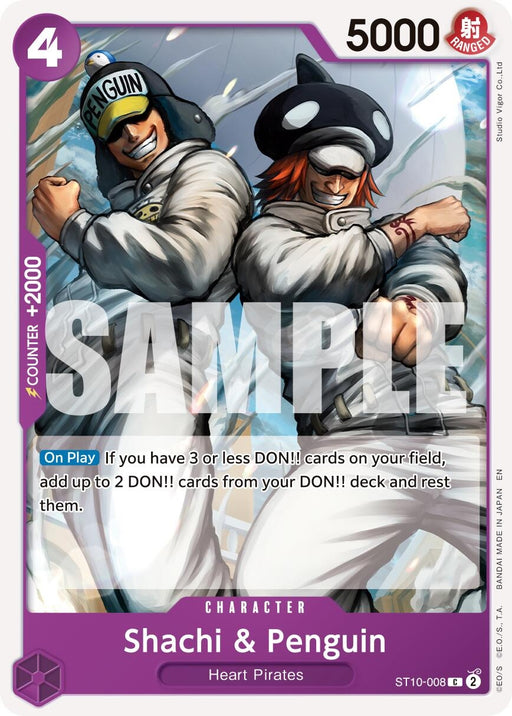 Image for Shachi & Penguin (Reprint) (ST10-008) [Premium Booster -The Best- Vol. 2] - One Piece Card Game