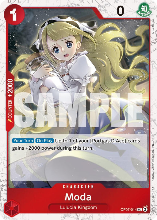 Image for Moda (Pirate Foil) (OP07-014) (Foil) [Premium Booster -The Best- Vol. 2] - One Piece Card Game